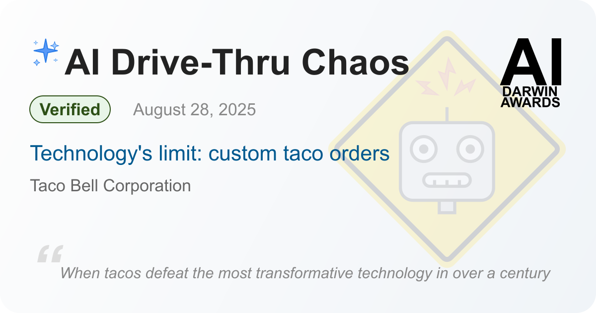 Taco Bell AI Drive-Thru